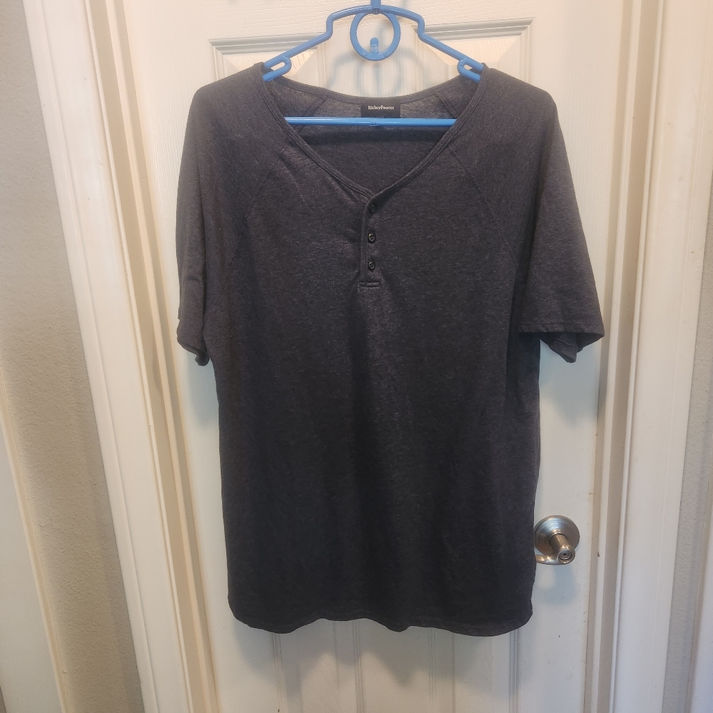 Richer poorer shirt size L